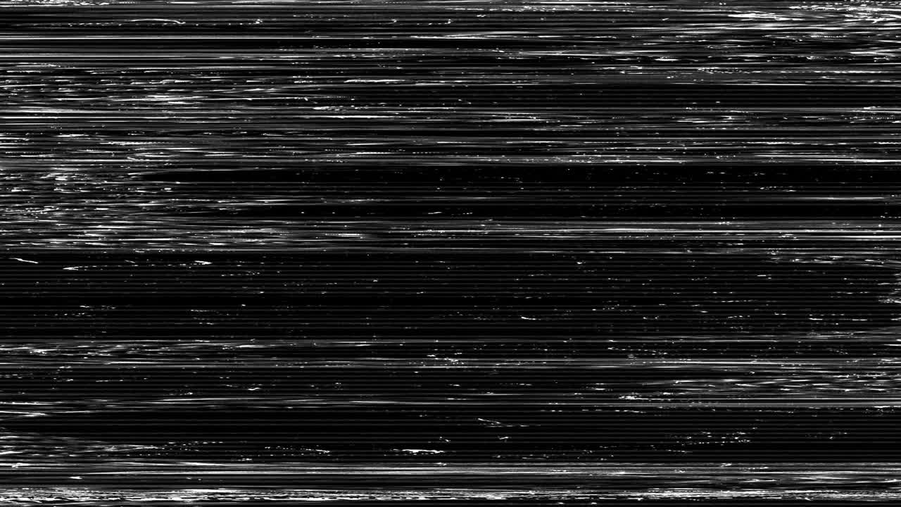 4K VHS defects, artifacts and noise Videocassette recorder VCR Play Loop Animation.