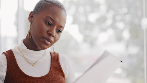 corporate black woman, documents