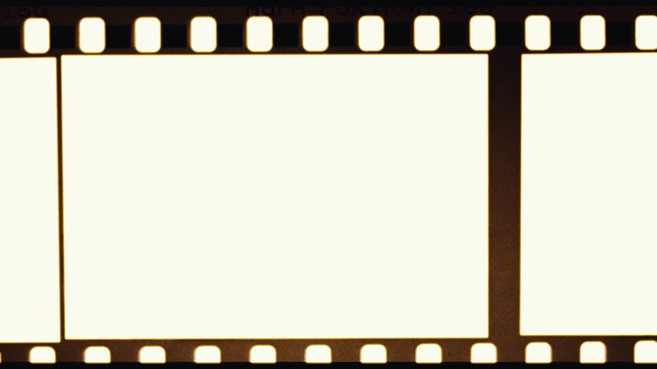 marco de película en blanco