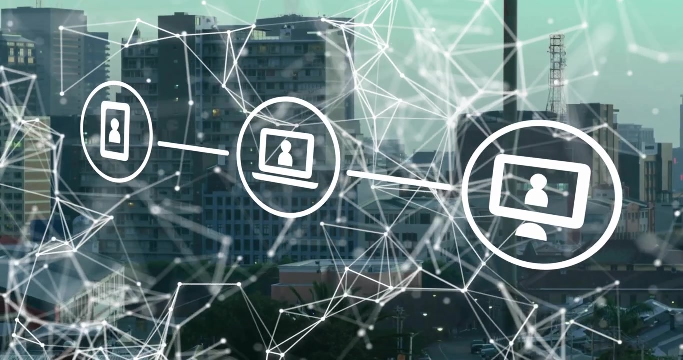 Global Network Connecting Digital Devices in an Urban Environment