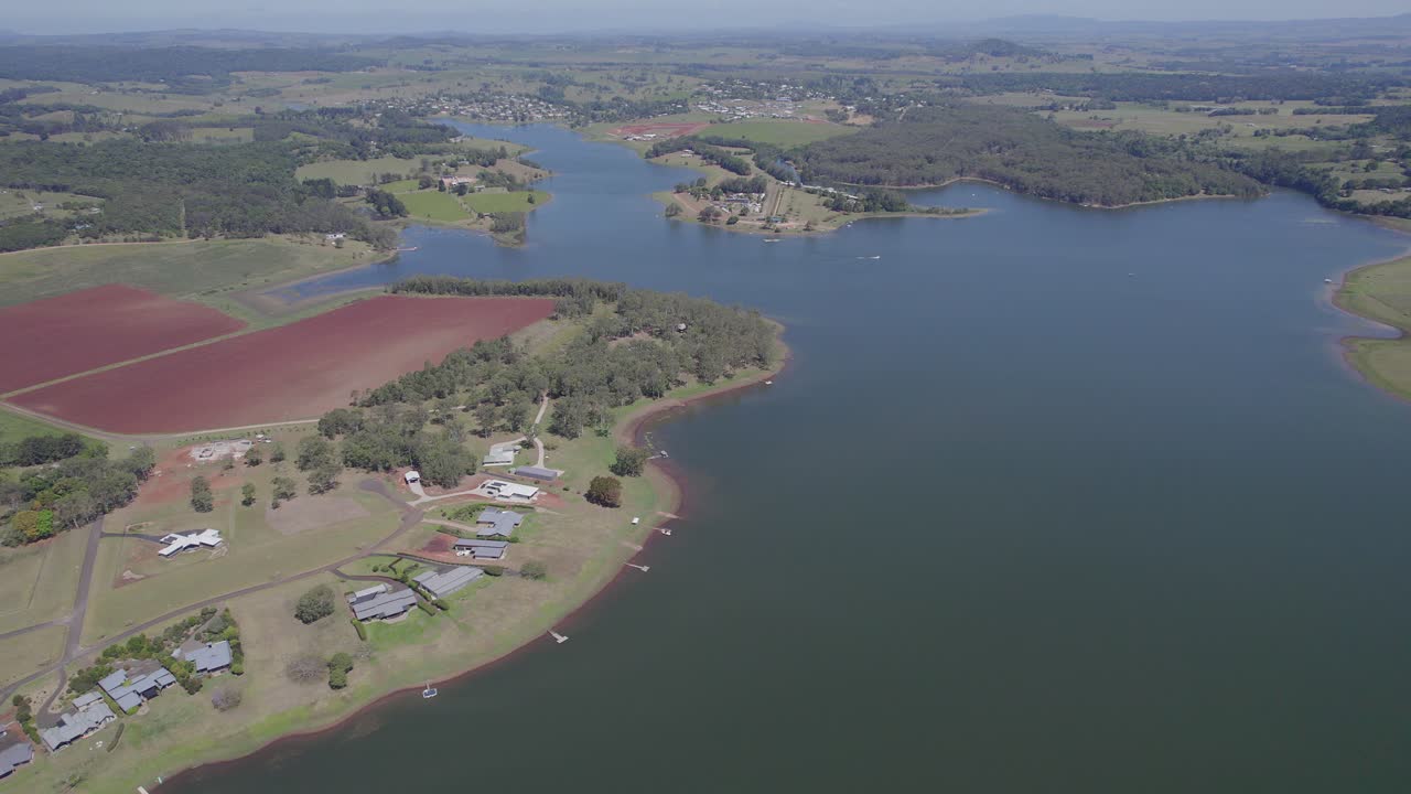 atherton tablelands, queensland, australia - 공중 드론 샷