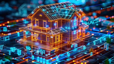 smart home technology illustration