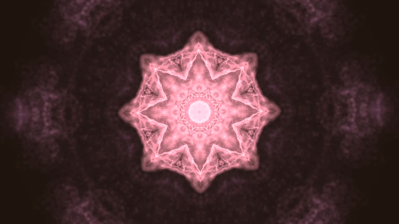 un fondo de video abstracto con una explosión intensiva de una estrella, arrojando chispas coloridas por todas partes.