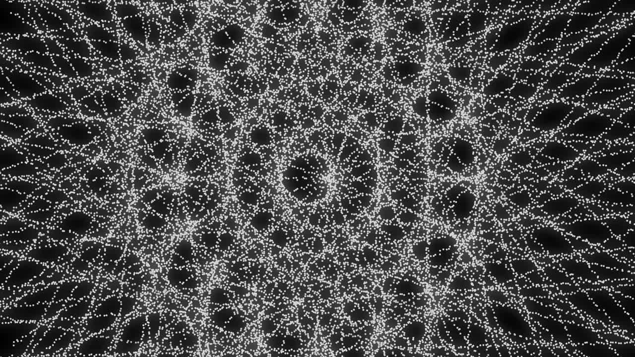 White color Dot Shape Pattern animation motion graphics