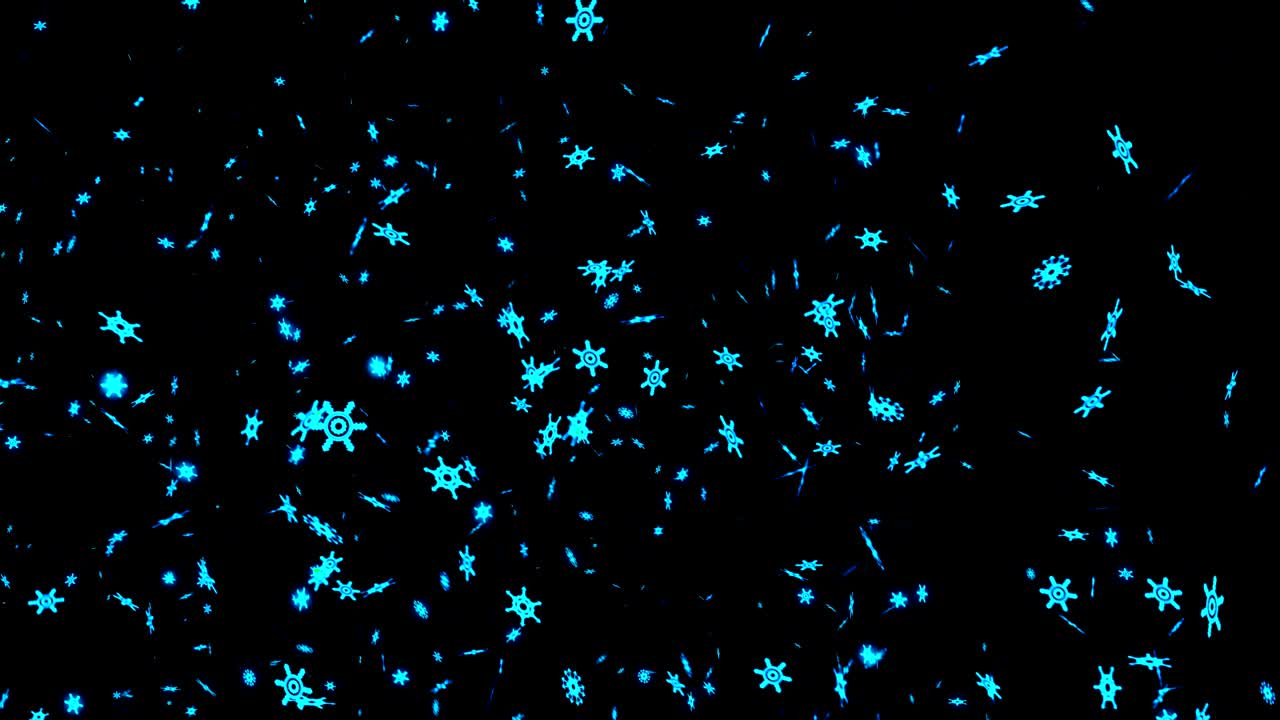 멋진 눈이 내리는 것