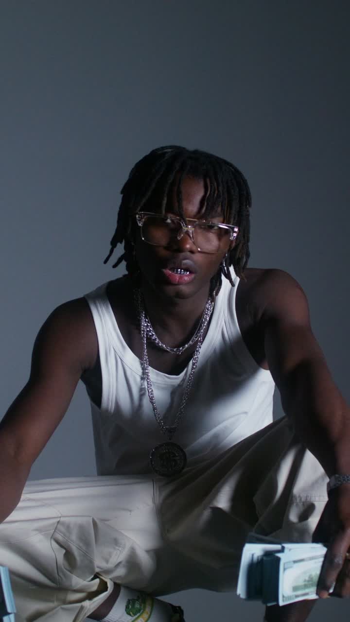 Stylish Young Man with Money