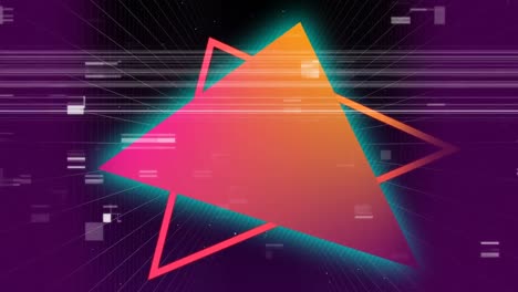 triángulos coloridos con ruido