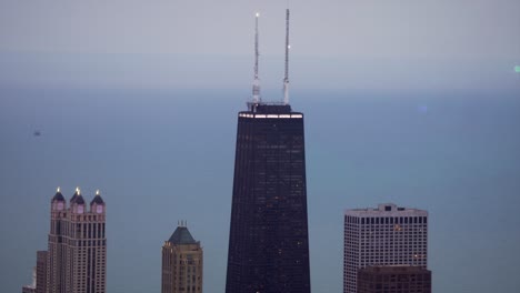 top of willis tower sears tower antenna flashing