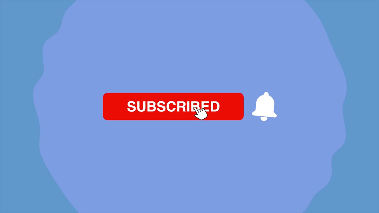 Youtube intro outro subscribe subcriber CTA call to action animation text animated background bell icon reminder lower thirds subscribed