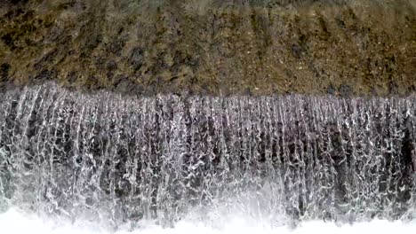 industrial pollution water dreinage, closeup