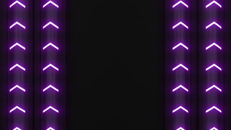 purple neon arrows background