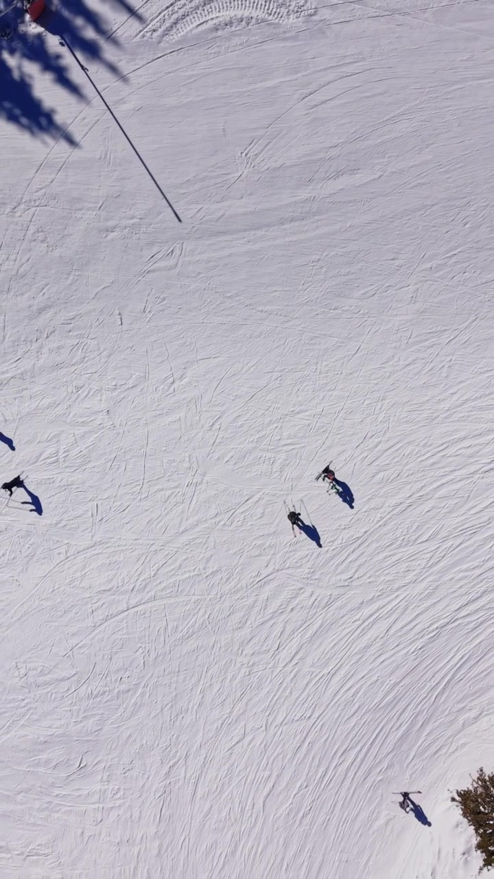 Skiers enjoy the slopes in the Carpathians mountains of Bulgaria