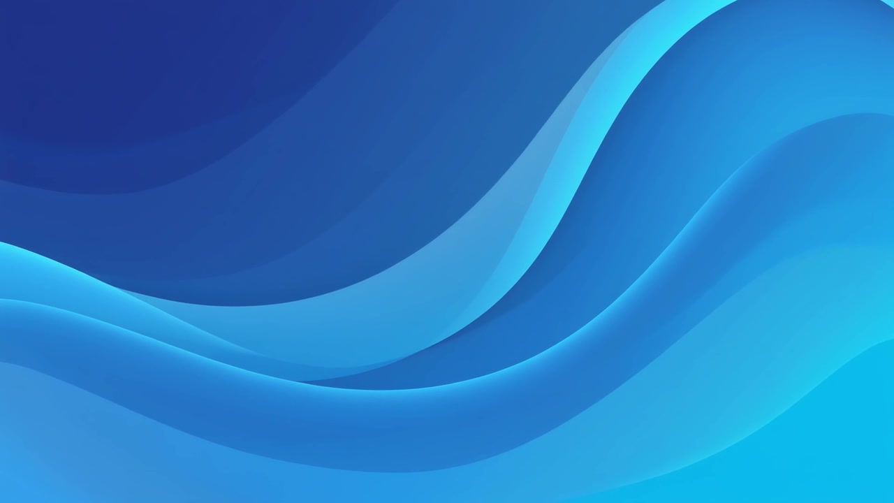 Abstract Blue Wave Motion Background