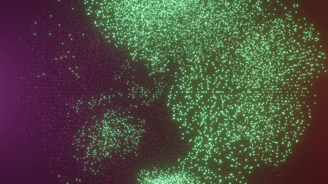 el planeta tierra girando. imágenes de video de tecnología.