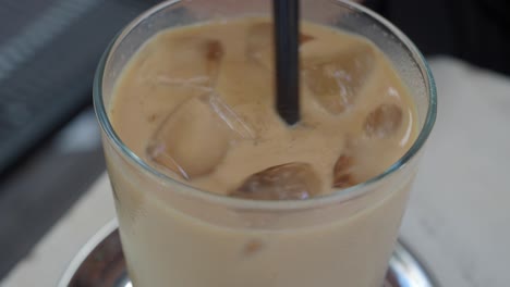 bebida de café helado