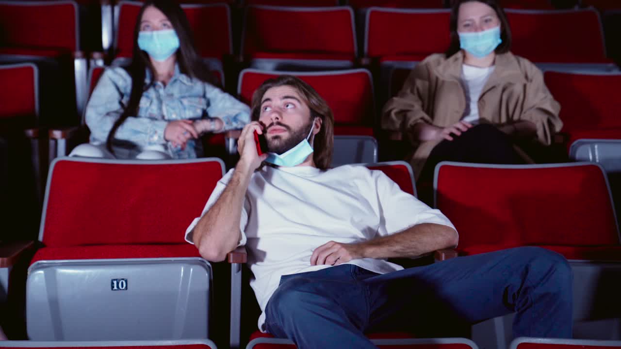 audiencia de cine durante la pandemia
