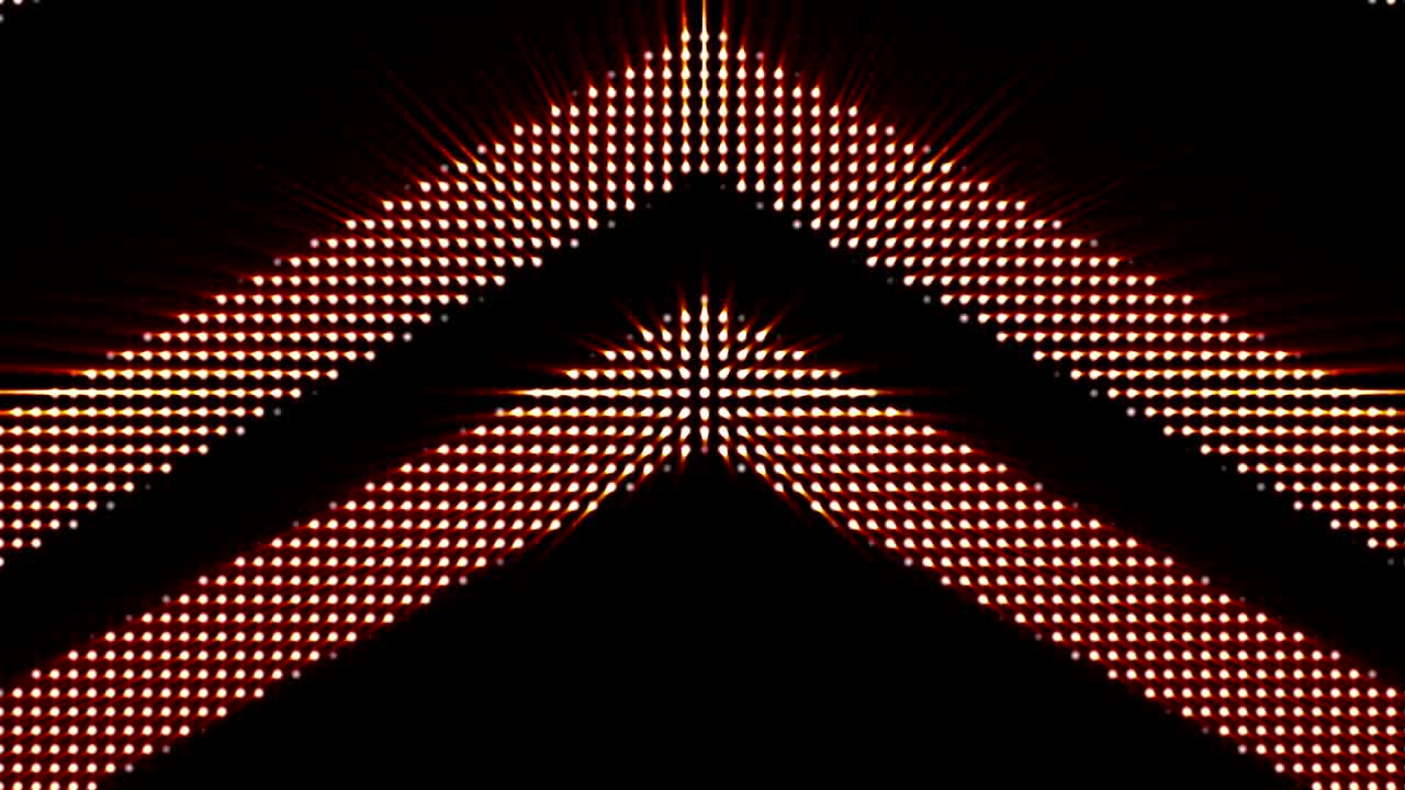 Arrows Bulb Lights Animation, Background