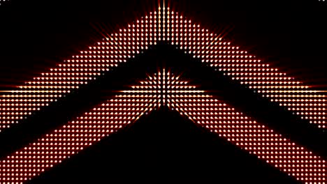 arrows bulb lights animation, background