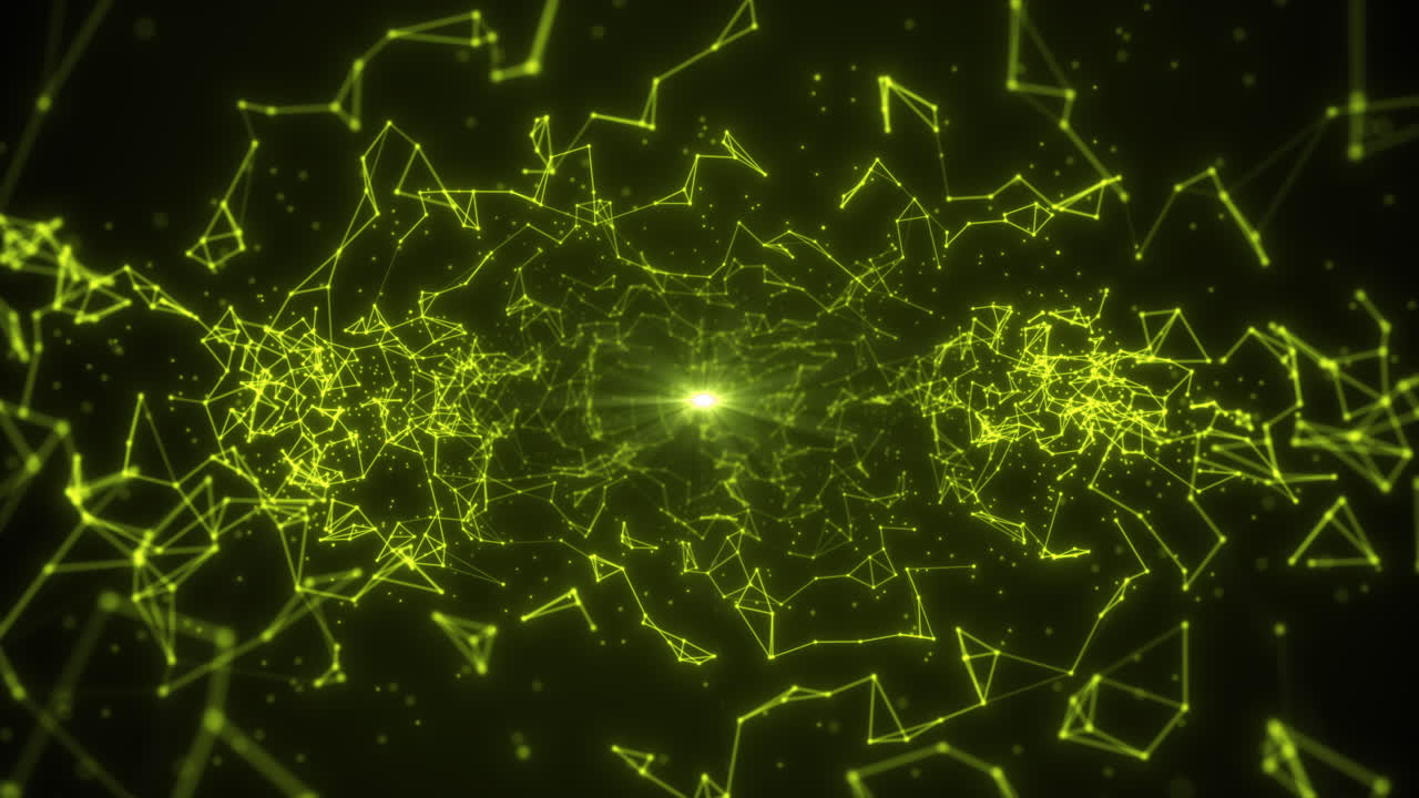 túnel de red abstracto