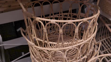 knitted basket texture structure traditional craft pattern handmade home storage