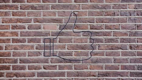 signo de corazón de neón en la pared de ladrillo 4k