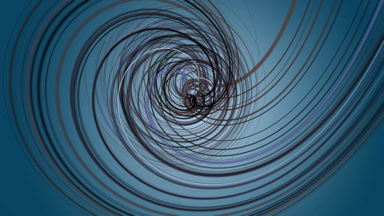 animación fantástica con objeto de onda de rayas en cámara lenta, 4096x2304 bucle 4k