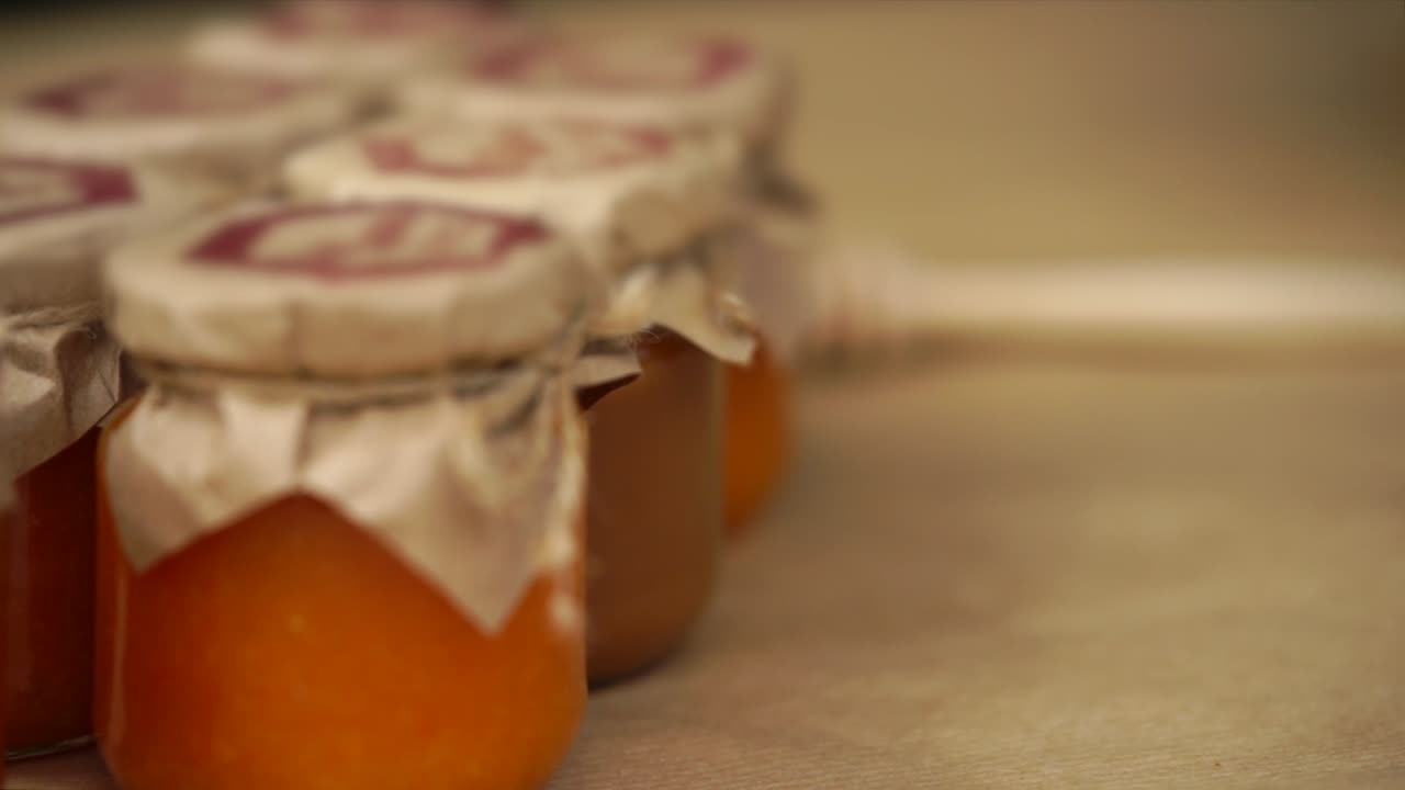 Small Jars of Orange Jam