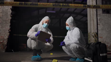 crime scene forensic investigation