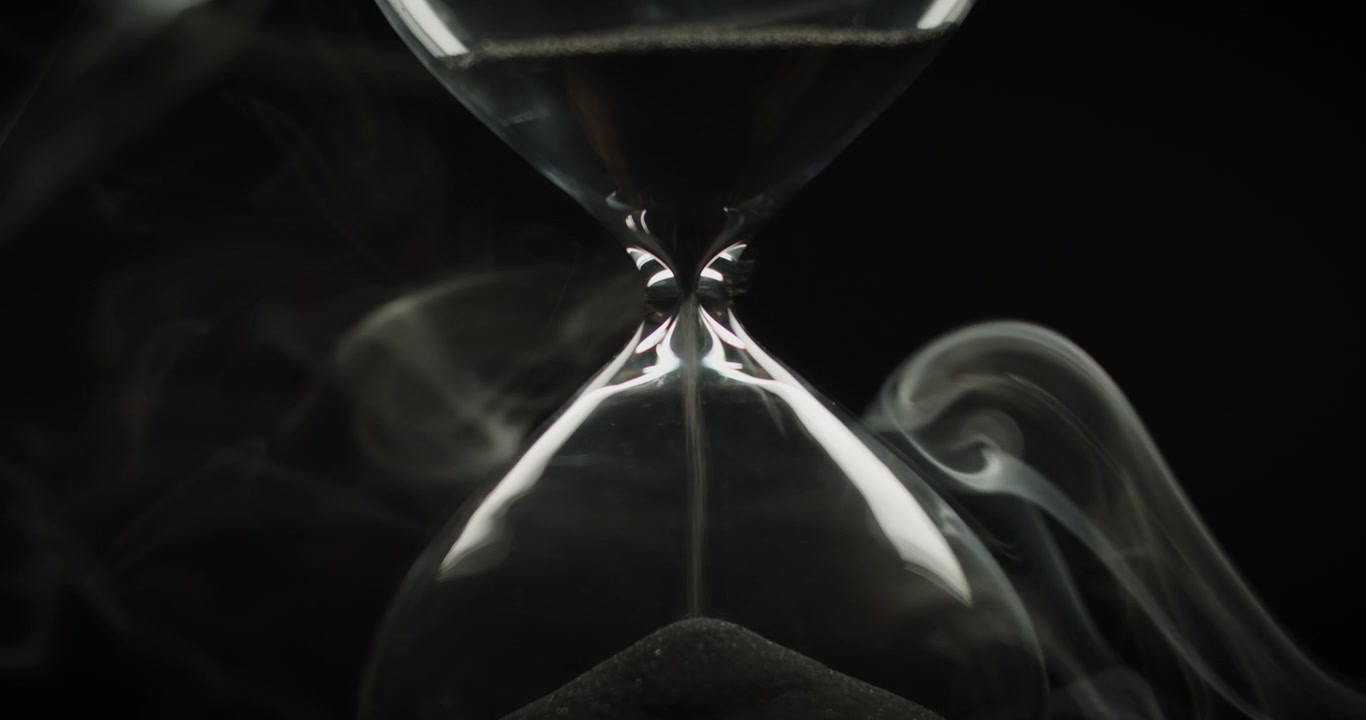 Light revealing an hourglass