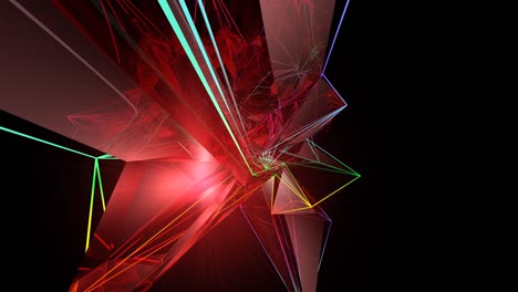 movimiento de polígono abstracto