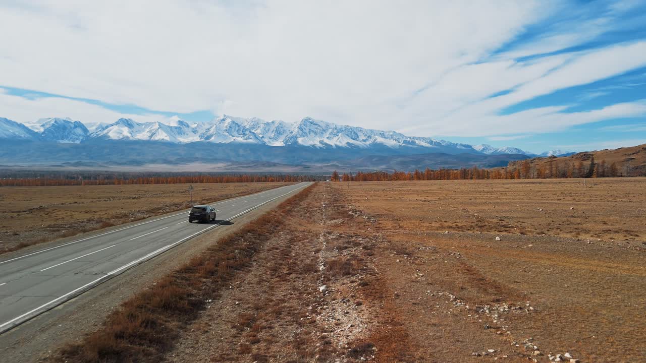 Driving on a scenic mountain road