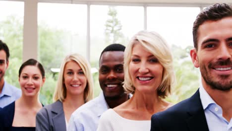 business executives at conference center