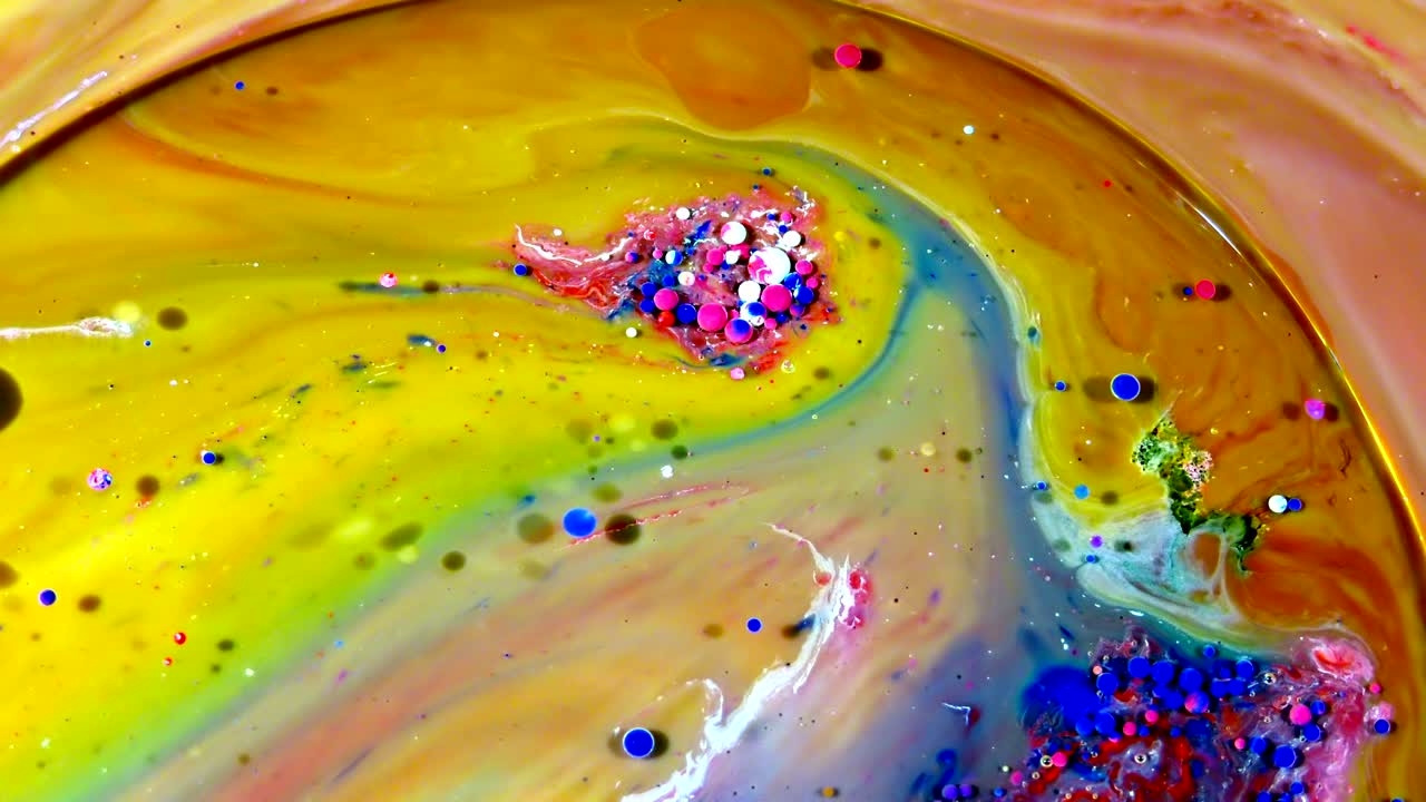 pintura de tinta de arte explotan difusión en la esfera