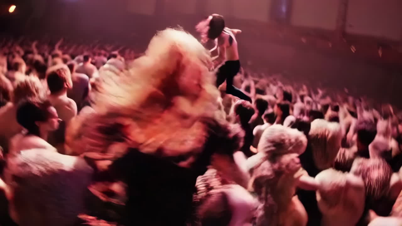 Metal Concert with Fire