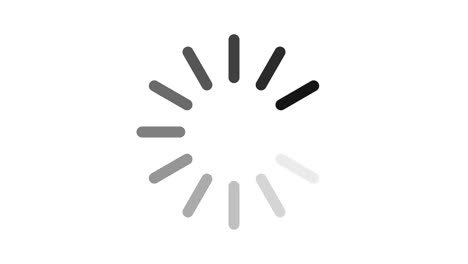 simple animated loading icon isolated