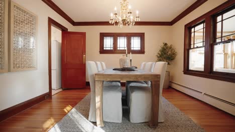 push-in-shot-of-a-nicely-decorated-dining-room-within-a-home