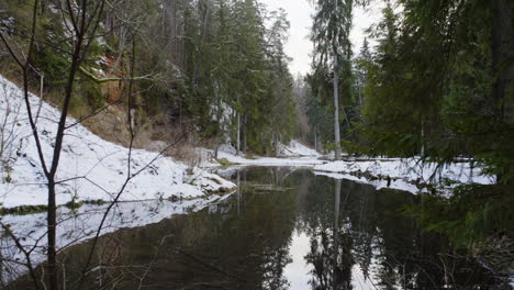 Vidzeme-De-Letonia-En-El-Mes-De-Enero