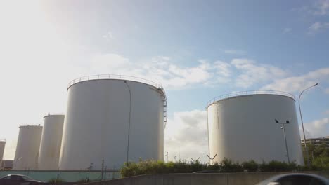 static view of water storage tank at the international airport