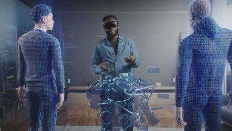 virtual reality engine design demonstration