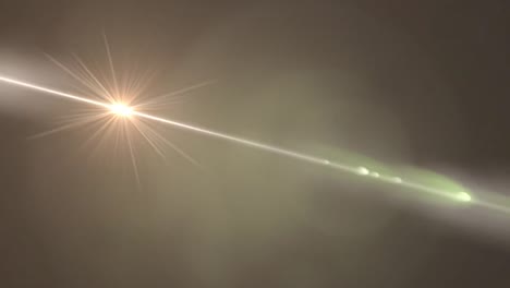 animación de rastros de luz y puntos sobre fondo negro