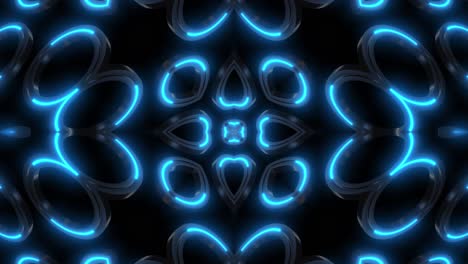 patrón geométrico de neón abstracto