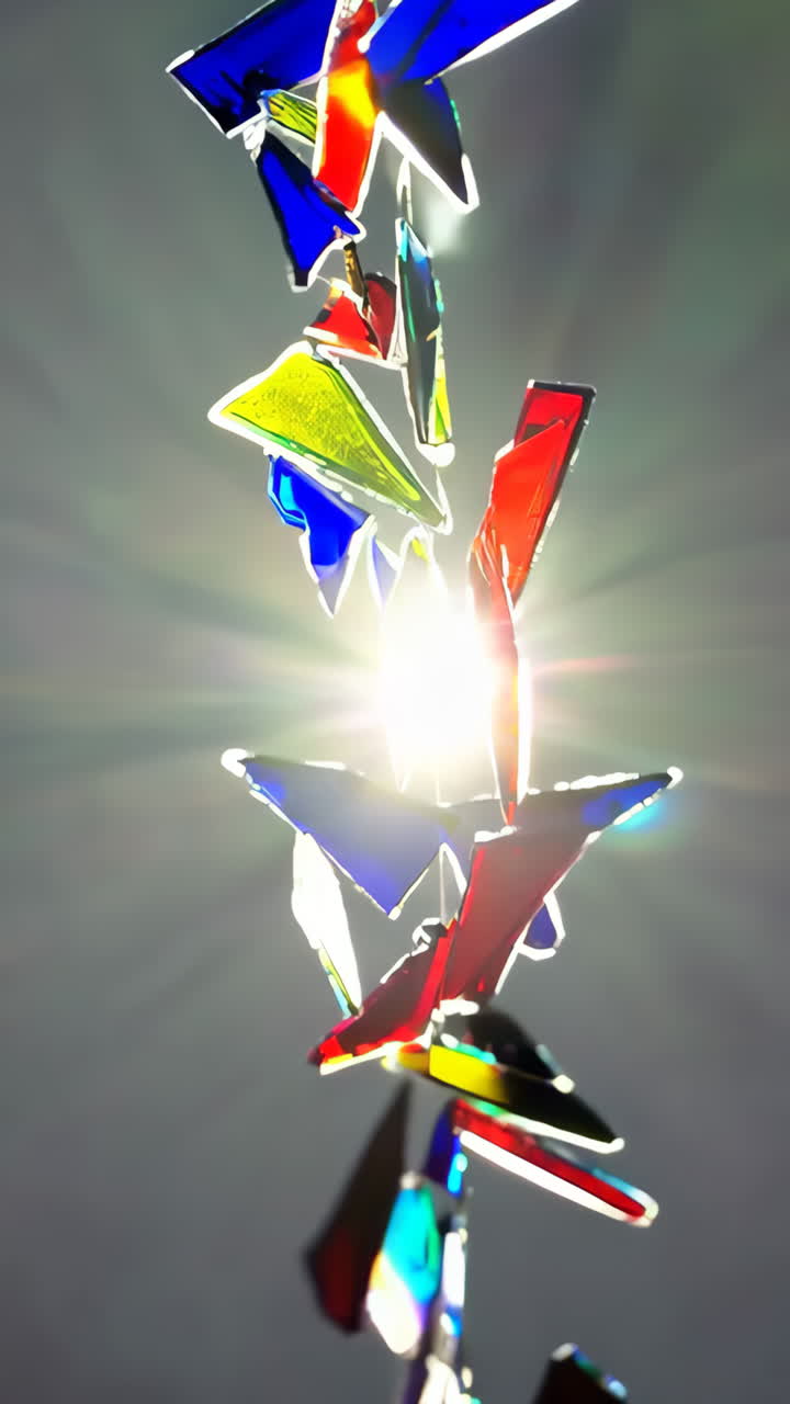 Colorful Abstract Glass Art