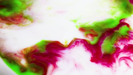 vibrant colors swirling in milk experiment