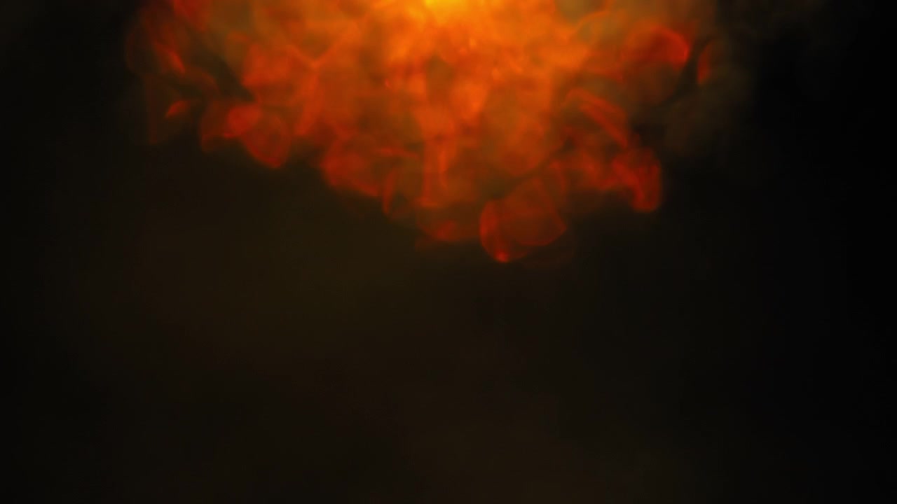 Red and orange bokeh sunset light abstract background