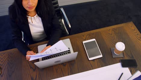 Executives-working-in-conference-room-at-office-4k