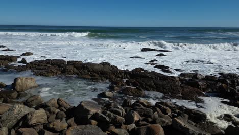 the coastline on the atlantic side of the cape province, western cape