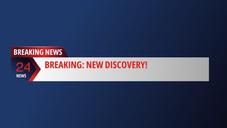 bewegungsgrafik des designs von breaking news-bannern