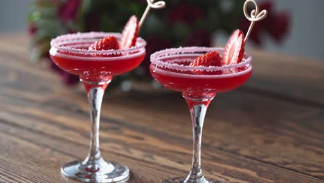 strawberry cocktails