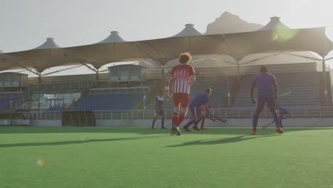 Hockey-players-during-a-match