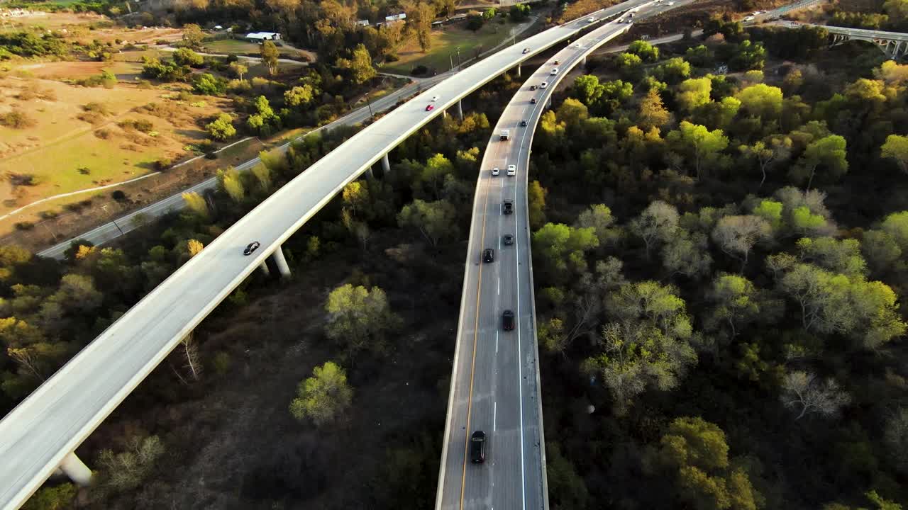 san luis rey river drone vista autopista